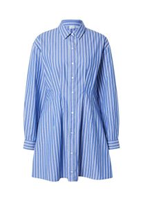 GAP, Femmes Robe-chemise, bleu clair / blanc