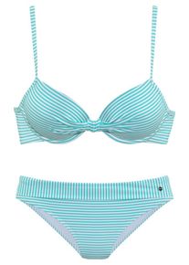 s.Oliver, Femmes Bikini, menthe / blanc