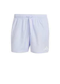 adidas Sportswear Sportbadeshorts Herren, lila / weiß, Größe S