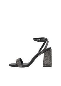 Only Sandale 'ONLALYX' Damen, schwarz / silber, Gr&ouml;&szlig;e 38