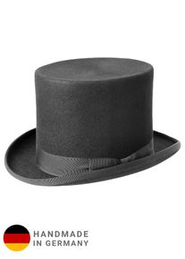 maskworld Haarvilten Hoge Hoed Zwart 15 Cm