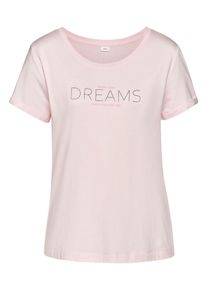 s.Oliver Schlafshirt Damen Gr&ouml;&szlig;e XS/S pink / rosa / schwarz