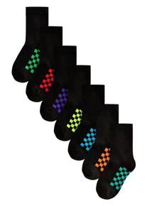 next Socken Jungen Gr&ouml;&szlig;e 23/26 t&uuml;rkis / azur / gelb / gr&uuml;n / violettblau / orange / rot / schwarz