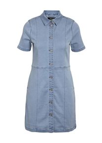 Noisy may, Femmes Robe-chemise 'NMNISA', bleu denim