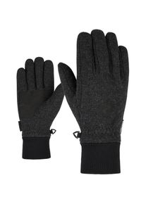 Ziener Ildo Fingerhandschuhe - grau - Gr. 6 1/2 - Merinowolle/Polyamid/Polyester