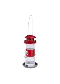 TIAKI Vogelfutterspender Leuchtturm aus Metall Ø17xH26,5cm