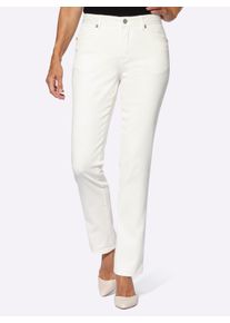 WITT Damen Jeans in Baumwoll-Qualit&auml;t, ecru, Gr&ouml;&szlig;e 46, 98% Baumwolle, 2% Elasthan