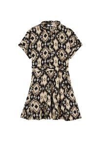 WE Fashion, Filles Robe, beige / noir / blanc