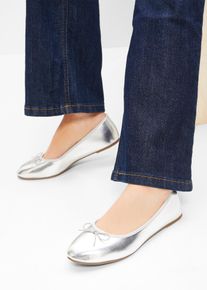 Ballerina in silber, Grösse 42, bonprix