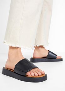 Pantolette in schwarz, Grösse 38, bonprix