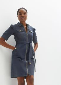 Jeanskleid in blau, Grösse 44, bonprix