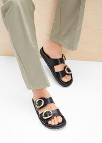 Pantolette in schwarz, Grösse 36, bonprix