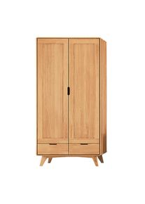 Drehtüren-Kleiderschrank "Tario" | Kernbuche | Massivholz-Kleiderschränke | allnatura