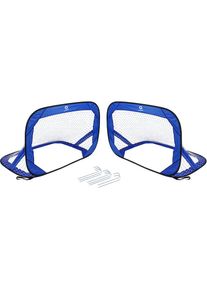 L.A. Sports Fußballtor »Soccer Goal Champion«, (Set, 2x Fußballtor mit Tragetasche und Erdnägel) schwarz