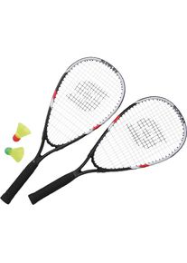 Sunflex Speed-Badmintonschläger »Speed Badminton Sonic«, (Set, 5 tlg., mit Bällen-mit Schlägerhülle-mit Tasche) rot Speed Badmintonschläger