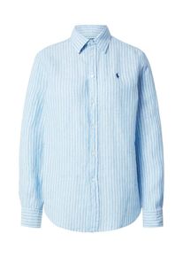 Polo Ralph Lauren Bluse 'CLASSIC' Damen, himmelblau / weiß, Größe M