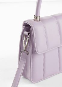 Handtasche mit abnehmbarem Taschengurt in lila, Grösse 17x20 cm, bonprix