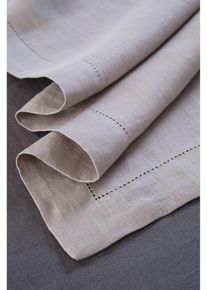 Leinen Tischläufer in beige, 40x140 cm, bonprix