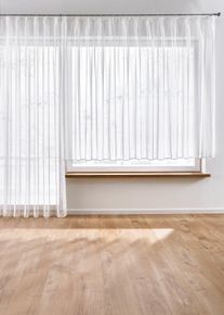 Jacquard Gardine in beige | 100x300 cm | bonprix