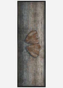 Fußmatte mit Herzmotiv in braun | 38x59 cm | bonprix
