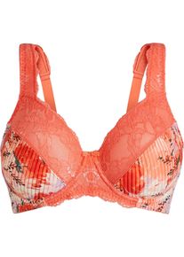 Minimizer-BH mit gepolsterten Trägern in orange, Grösse 90C, bonprix