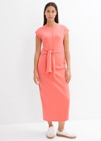 Jerseykleid in pink, Grösse 48/50 (XL), 100% Baumwolle, bonprix