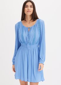 Minikleid in blau, Grösse 46, bonprix