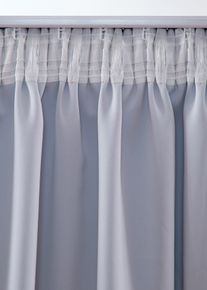 Verdunkelungsvorhang mit recyceltem Polyester mit Druck (2er Pack) in blau | 175x140 cm | bonprix