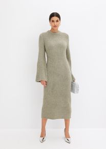 Strickkleid aus Bouclé in grün, Grösse 48/50 (XL), bonprix