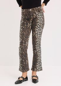 7/8-Hose in beige, Grösse 48, 98% Baumwolle, bonprix