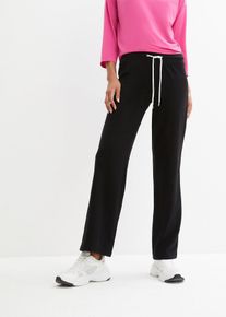 Jersey-Hose aus Baumwolle mit Stretch in schwarz, Grösse 32/34 (XS), 95% Baumwolle, bonprix