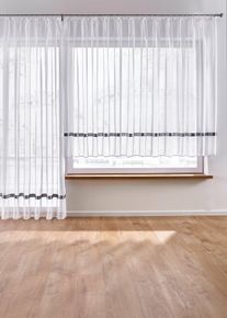 Gardinen Store mit Satinband in weiss | 100x300 cm | bonprix