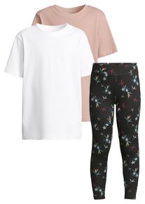 Urban Classics Set M&auml;dchen Gr&ouml;&szlig;e 110/116 nude / petrol / schwarz / wei&szlig;