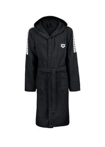 arena Bademantel 'TEAM STRIPE' Herren Gr&ouml;&szlig;e XL schwarz / wei&szlig;