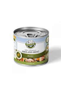 Hundefutter Nass mit Huhn - Getreidefrei - Freiland-Menü von Bellfor Hundefutter - 200 g