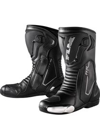 Brooklands Motorradstiefel lang schwarz 41