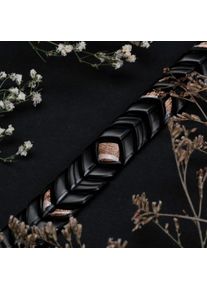 Holzkern Armband Prelude (Koa/Schwarz), Naturholz, Herren, größenverstellbar