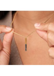 Holzkern Halsketten Damen Gold und Marmor