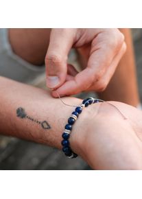 Holzkern Armbänder Herren Lapislazuli und Lapislazuli