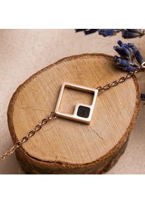 Holzkern Armbänder Damen Rosé und Marmor