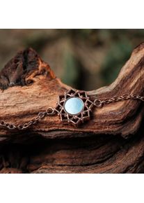 Holzkern Armbänder Damen Rosé und Blaues Perlmutt