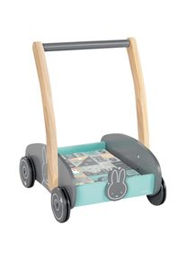 Roba® Lauflernwagen »Miffy«, mit 35-teiligem Holzbausteine-Set grau Lauflernhilfen