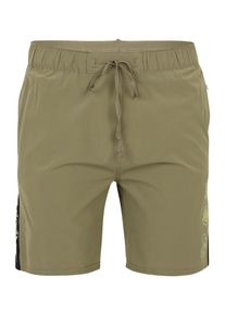Quiksilver, Hommes Boardshorts 'OMNI TRAINING', crème / vert / vert clair / noir