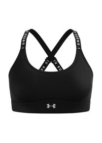 Under Armour, Femmes Soutien-gorge de sport 'Infinity', noir / blanc