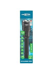 Ansmann LED Taschenlampe T12000FR, 12.000 Lumen, 4 Leuchtfunktionen, Powerbankfunktion, IPX5/IK07, schwarz