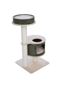 Modern Living Kratzbaum Helsinki S armygrün/creme für Katzen
