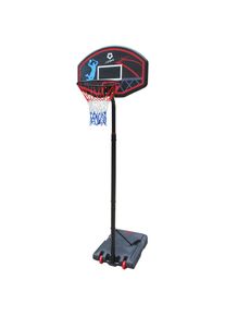 L.A. Sports Basketballkorb, (Set, 3 St., Komplett-Set mit Basketballkorb, Netz und Ständer), mit Transportrollen, stabile pulverbeschichtete...