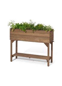 Tchibo - Potager surélevé avec étagère « Tinus » - marron