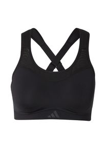 adidas Performance Sport-BH 'Tlrdim' Damen, dunkelgrau / schwarz, Gr&ouml;&szlig;e S