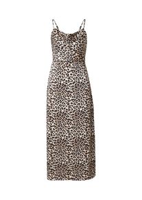 Vila, Femmes Robe 'VIRavenna', beige / marron / noir